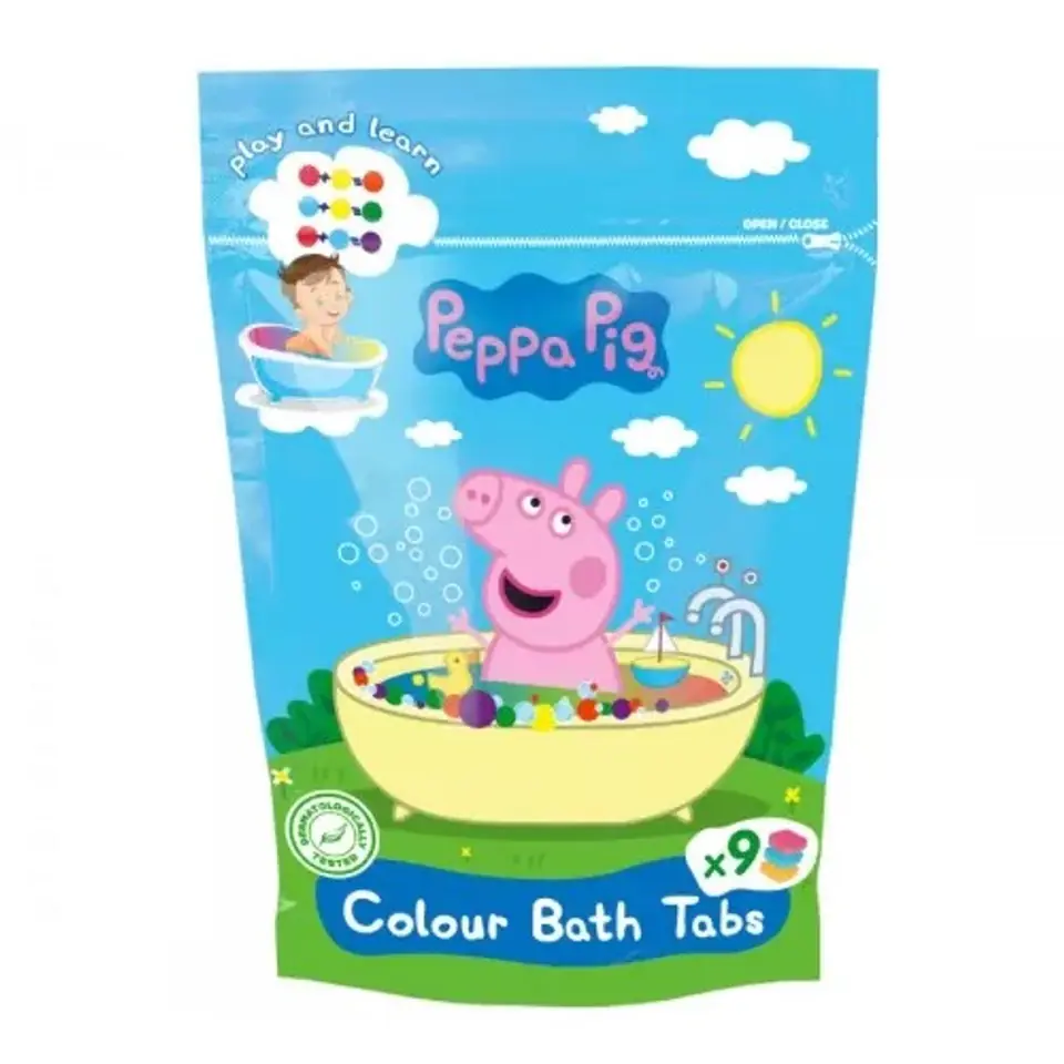 ⁨Peppa Pig Barwinki koloryzujące do kąpieli 144g⁩ w sklepie Wasserman.eu