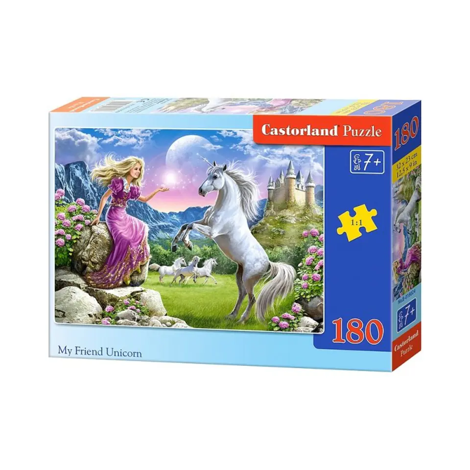 ⁨Puzzle 180 el. friend unicorn⁩ w sklepie Wasserman.eu