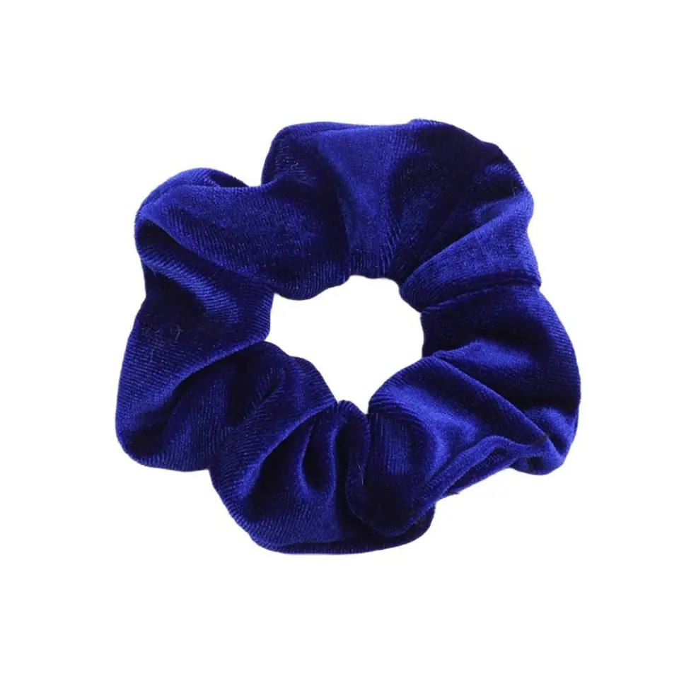 ⁨Eraser-terry hair type "Scrunchie" - cobalt 1pc⁩ at Wasserman.eu