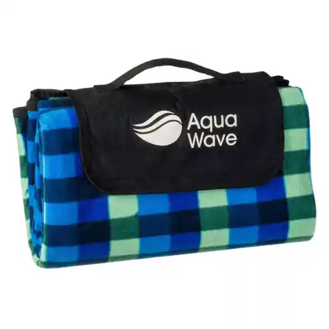 ⁨Koc Aquawave Chequa Blanket (kolor Niebieski, rozmiar 130 X 150)⁩ w sklepie Wasserman.eu