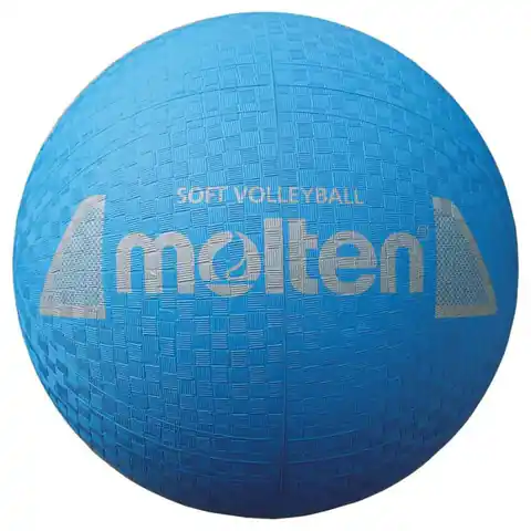 ⁨Piłka do siatkówki Molten Soft Volleyball (kolor Niebieski)⁩ w sklepie Wasserman.eu