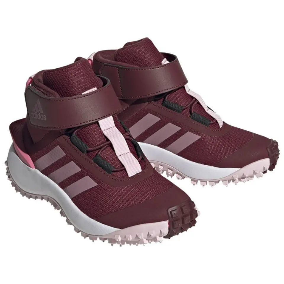 ⁨Buty adidas Fortatrail EL K Jr (kolor Czerwony, rozmiar 39 1/3)⁩ w sklepie Wasserman.eu