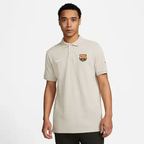 ⁨Koszulka Nike FC Barcelona M FD0392 (kolor Beżowy/Kremowy, rozmiar L)⁩ w sklepie Wasserman.eu