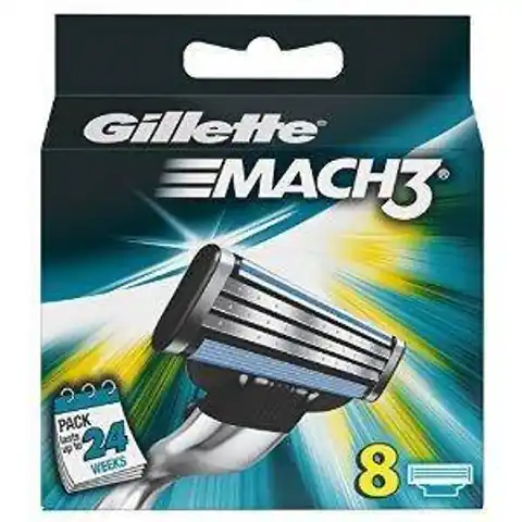⁨Gillette Mach 3 Ostrza 8 szt.⁩ w sklepie Wasserman.eu