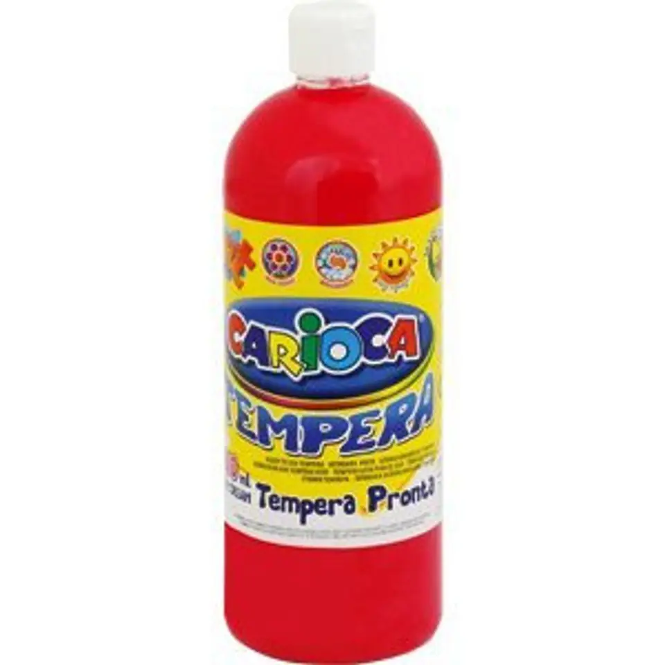 ⁨Farba CARIOCA TEMPERA 1000ml ciemnoróżowa 170-2641⁩ w sklepie Wasserman.eu