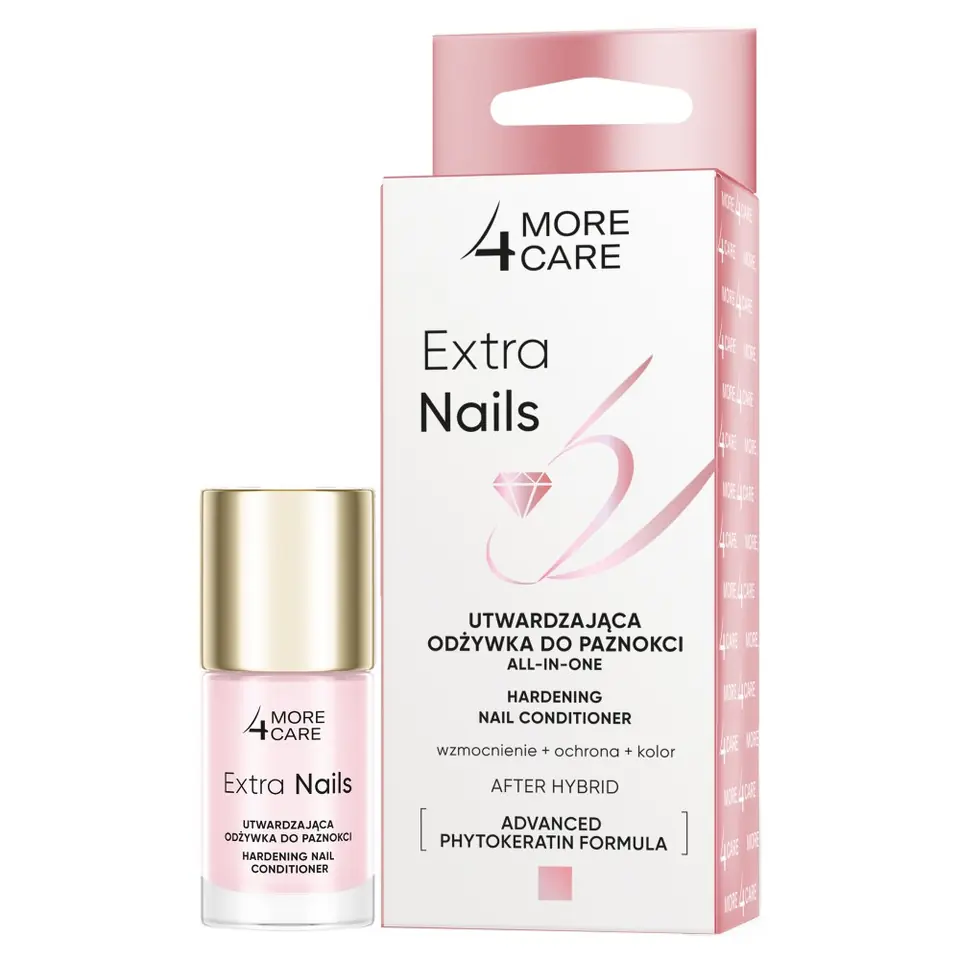 ⁨More4Care Extra Nails Utwardzająca Odżywka do paznokci All-In-One 10ml⁩ w sklepie Wasserman.eu