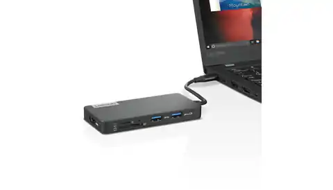 ⁨Lenovo USB-C 7-in-1 Hub USB, porty USB 3.0 (3.1 Gen 1) ilość 2, porty USB 2.0 ilość 1, porty HDMI ilość 1⁩ w sklepie Wasserman.eu
