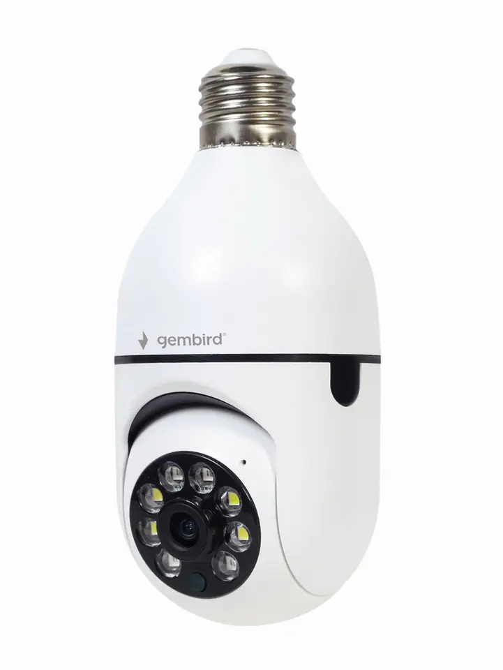 ⁨Gembird TSL-CAM-WRHD-01 Smart rotating wifi camera, E27, 1080p⁩ at Wasserman.eu