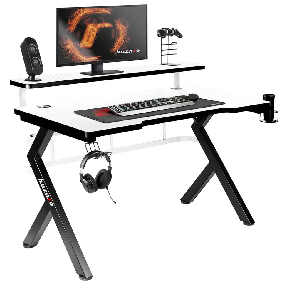 ⁨Computer desk Huzaro Hero 5.0 White⁩ at Wasserman.eu