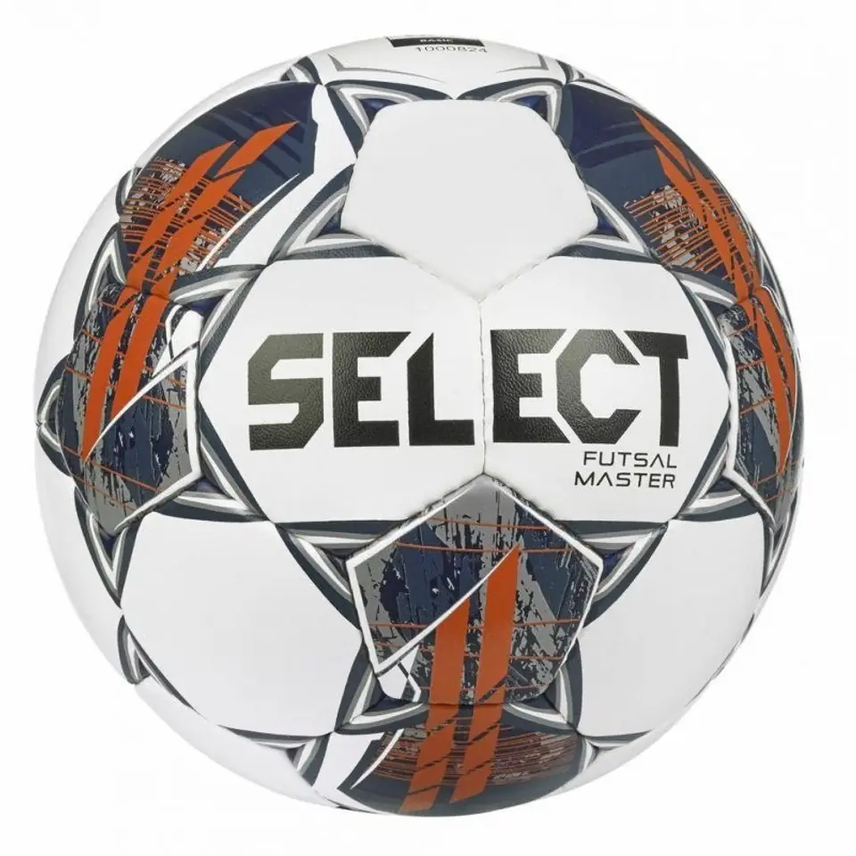 ⁨Piłka nożnahalowa Select Hala Futsal Master grain 22 FIFA Basic biało-pomarańczowa rozm. 4 17571⁩ w sklepie Wasserman.eu