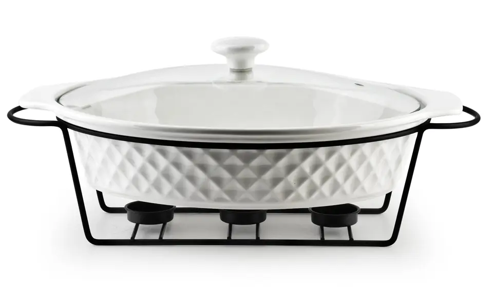 ⁨MODERN KITCHEN Naczynie z podgrzewaczem2,6L 42x28x17,5cm⁩ w sklepie Wasserman.eu