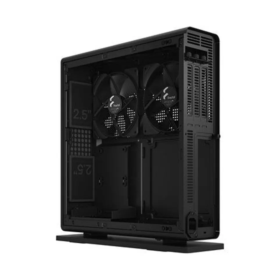 ⁨Fractal Design | Ridge | FD-C-RID1N-11 | Czarny | Mini ITX | Zasilacz NIE | SFX, SFX-L⁩ w sklepie Wasserman.eu