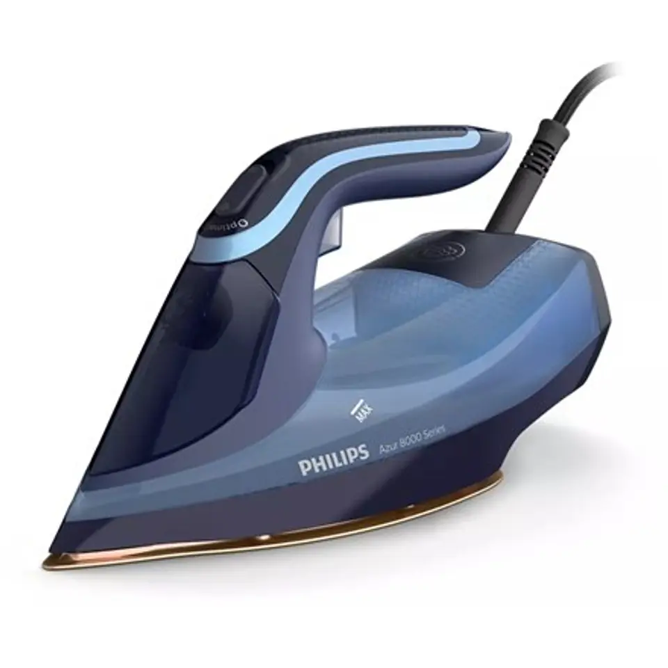 ⁨Philips DST8020/20 iron Steam iron SteamGlide Elite soleplate 3000 W Blue⁩ at Wasserman.eu