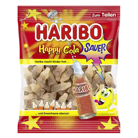 ⁨Haribo Happy-Cola Sauer Żelki 175 g⁩ w sklepie Wasserman.eu