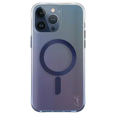 ⁨UNIQ etui Coehl Dazze iPhone 15 Pro 6.1" Magnetic Charging niebieski/azure blue⁩ w sklepie Wasserman.eu