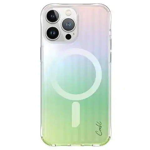 ⁨UNIQ etui Coehl Linear iPhone 15 Pro Max 6.7" Magnetic Charging opal/iridescent⁩ w sklepie Wasserman.eu