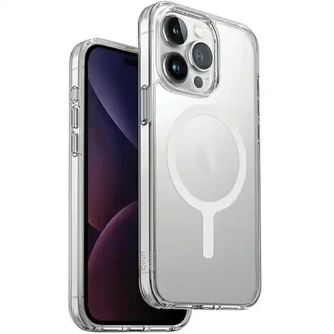 ⁨UNIQ etui LifePro Xtreme iPhone 15 Pro 6.1" Magclick Charging przeźroczysty/frost clear⁩ w sklepie Wasserman.eu