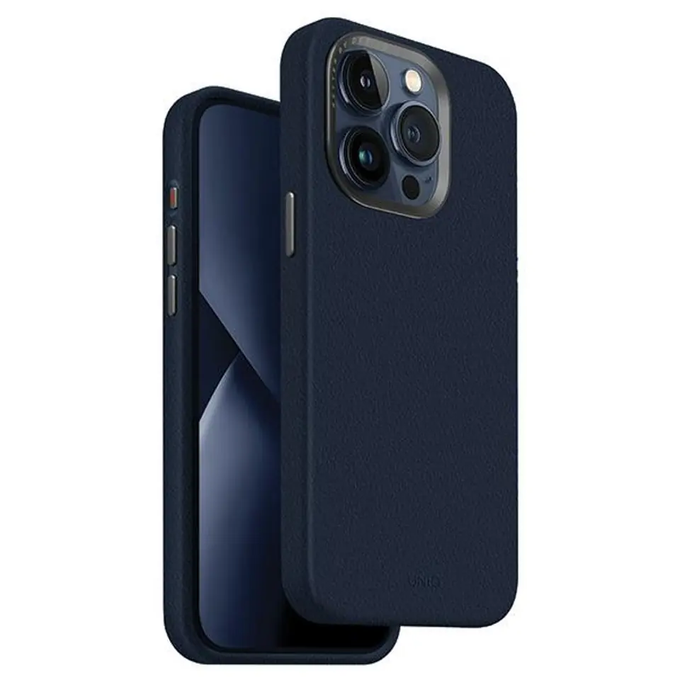 ⁨UNIQ etui Lyden iPhone 15 Pro Max 6.7" Magclick Charging granatowy/navy blue⁩ w sklepie Wasserman.eu