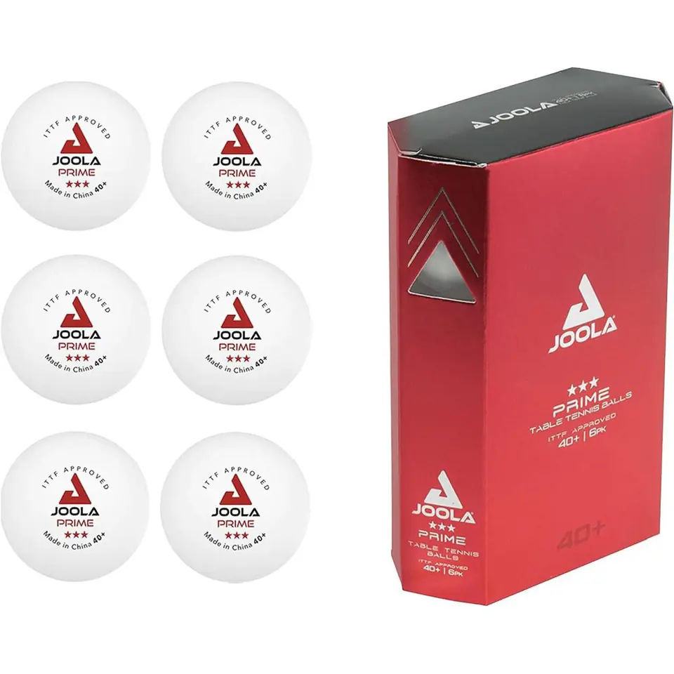 ⁨PIŁECZKI DO TENISA STOŁOWEGO JOOLA PRIME 6SZT BIAŁA⁩ w sklepie Wasserman.eu