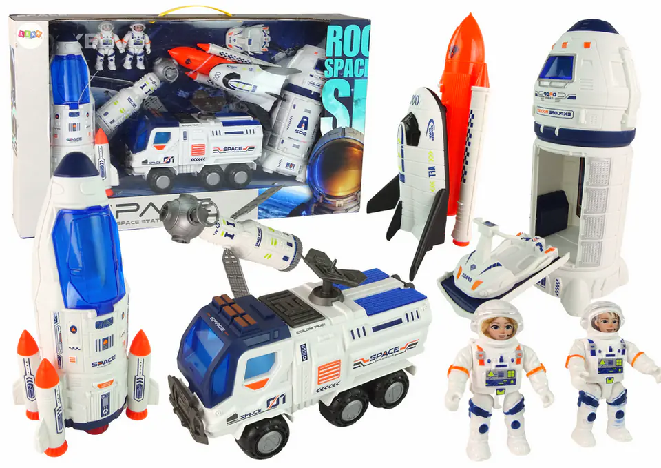 Zestaw Rakieta Kosmos Statki Space Pojazdy Astronauci w sklepie Wasserman.eu