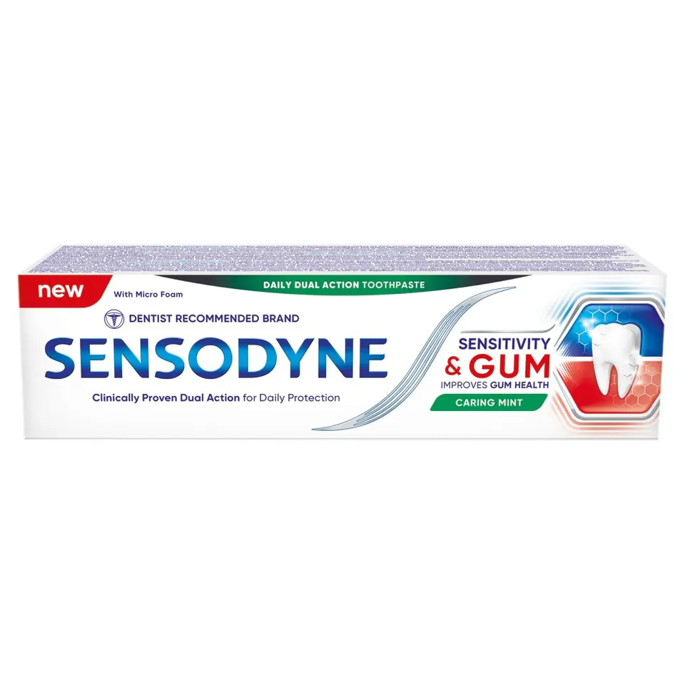 ⁨GSK SENSODYNE Pasta NADWRAŻLIWOŚĆ I DZIĄSŁA 75ml⁩ w sklepie Wasserman.eu