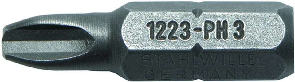 ⁨Końcówka wkrętakowa BIT 1/4" PH0 krzyżak.,b.mocna STAHLWILLE⁩ w sklepie Wasserman.eu