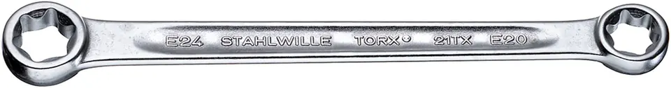 ⁨Klucz oczkowy dwustronny E6xE8 TORX, prosty STAHLWILLE⁩ w sklepie Wasserman.eu