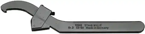 ⁨Klucz hakowy nasawny rozmiar 2 45-90mm do nakr.z rowkiem STAHLWILLE⁩ w sklepie Wasserman.eu