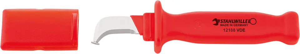 Nóż do kabli, klinga hakowa L=40mm, izolowany 1000V VDE STAHLWILLE w sklepie Wasserman.eu