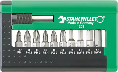 ⁨Zestaw końcówek typu BIT, 11-elementowy STAHLWILLE⁩ w sklepie Wasserman.eu