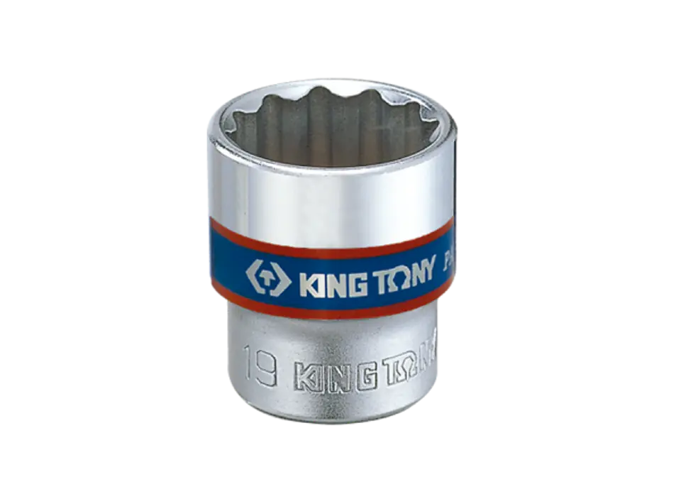 ⁨NASADKA KRÓTKA 3/8" 8mm x 27mm, 12-kąt. Cr-V King Tony⁩ w sklepie Wasserman.eu