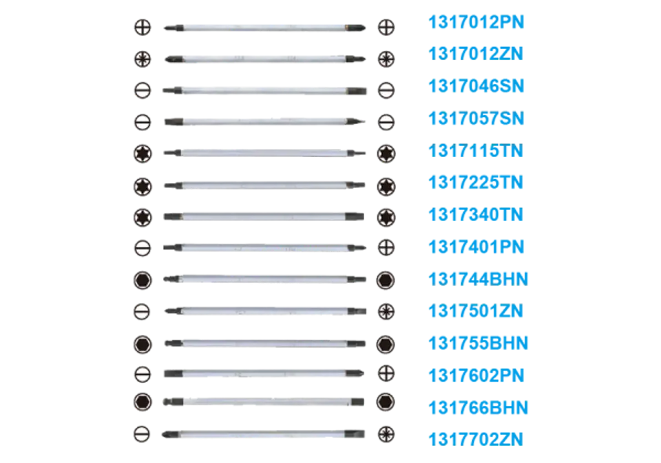 ⁨WKRĘTAK DWUSTRONNY PH1 + PH2 x 175mm King Tony⁩ w sklepie Wasserman.eu