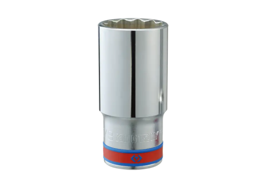 ⁨NASADKA DŁUGA 1/2" CALOWA 1/2" x 77mm 12-kąt Cr-V King Tony⁩ w sklepie Wasserman.eu