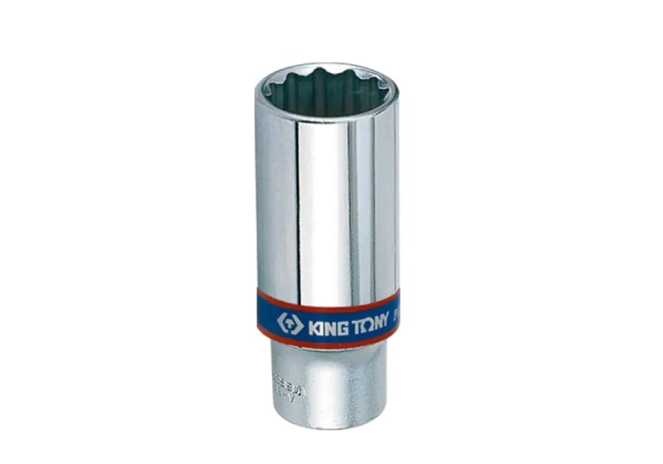 ⁨NASADKA DŁUGA 3/8" 18mm x 63mm 12-kąt Cr-V King Tony⁩ w sklepie Wasserman.eu
