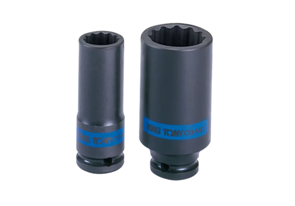 ⁨NASADKA DŁUGA UDAROWA 1/2" 16mm x 80mm, 12-kąt King Tony⁩ w sklepie Wasserman.eu