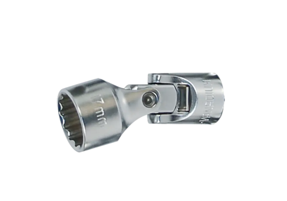 NASADKA KRÓTKA Z PRZEGUBEM 3/8" 7/16" x 49mm, 12-kąt, CHROM King Tony w sklepie Wasserman.eu