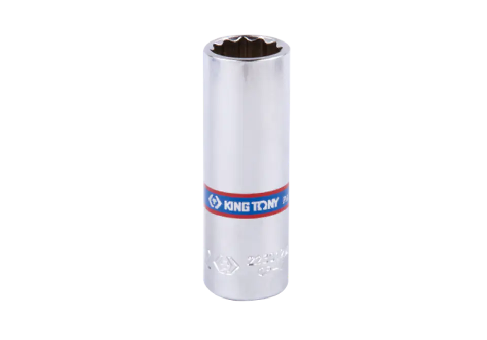 ⁨NASADKA DŁUGA 1/4" 9mm x 50mm, 12-kąt Cr-V King Tony⁩ w sklepie Wasserman.eu