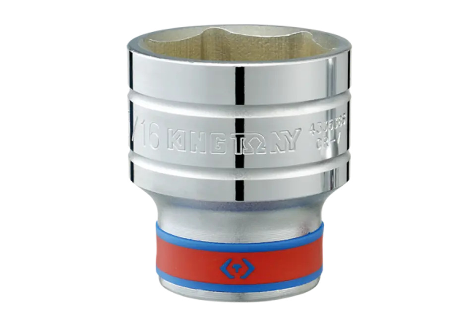 ⁨NASADKA KRÓTKA 1/2" CALOWA 15/32" x 38mm 6-kąt. Cr-v King Tony⁩ w sklepie Wasserman.eu