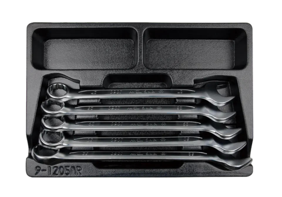 ⁨ZESTAW KLUCZY PŁASKO-OCZKOWYCH 5cz. 27 - 32mm, WKŁAD DO WÓZKA King Tony⁩ w sklepie Wasserman.eu