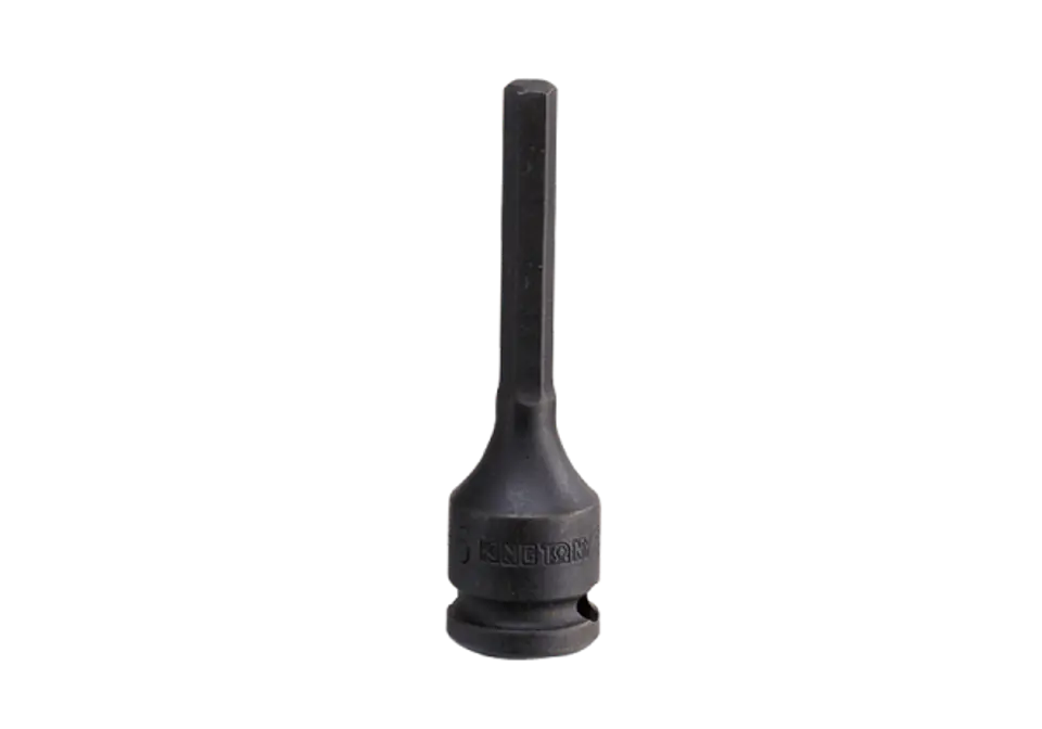 ⁨NASADKA UDAROWA DŁUGA Z KOŃCÓWKĄ HEX 3/8" 10mm x 90mm King Tony⁩ w sklepie Wasserman.eu