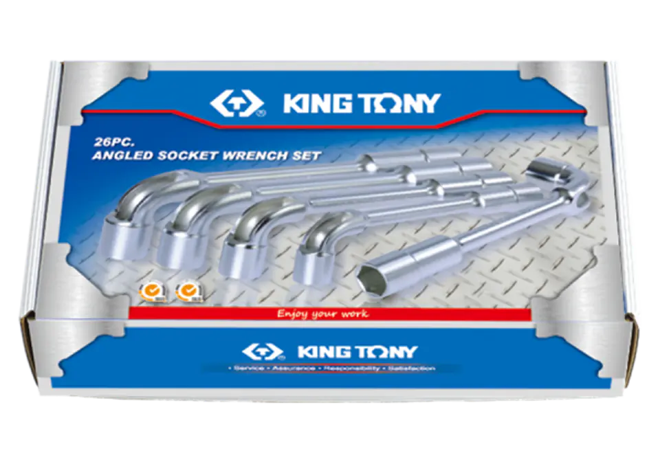 ⁨ZESTAW KLUCZY FAJKOWYCH 26cz. 6 - 32mm King Tony⁩ w sklepie Wasserman.eu