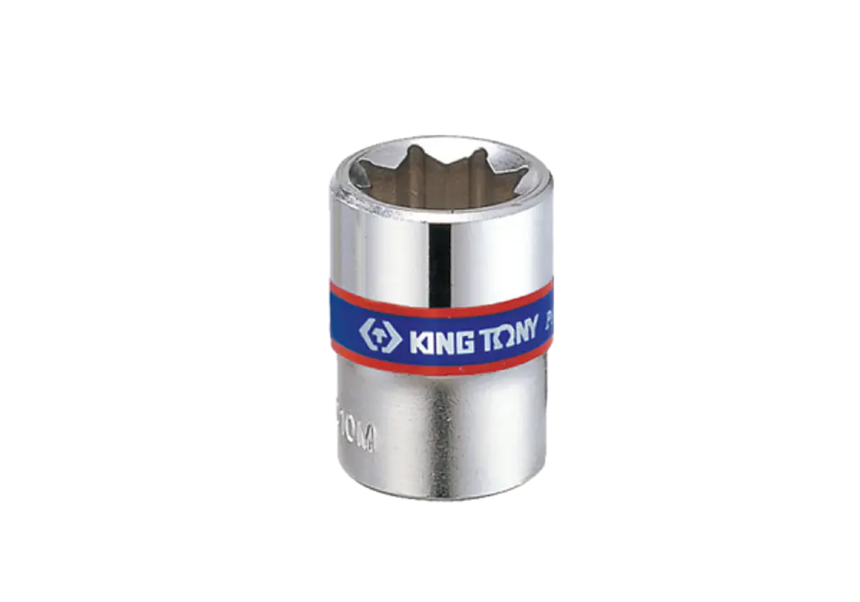 ⁨NASADKA 1/4" 10mm x 24mm, 8-kąt. Cr-V King Tony⁩ w sklepie Wasserman.eu