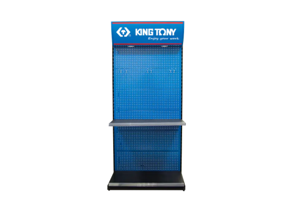 ⁨REGAŁ EKSPOZYCYJNY Z PODŚWIETLENIEM "KING-TONY" 1000 x 500 x 2200mm King Tony⁩ w sklepie Wasserman.eu