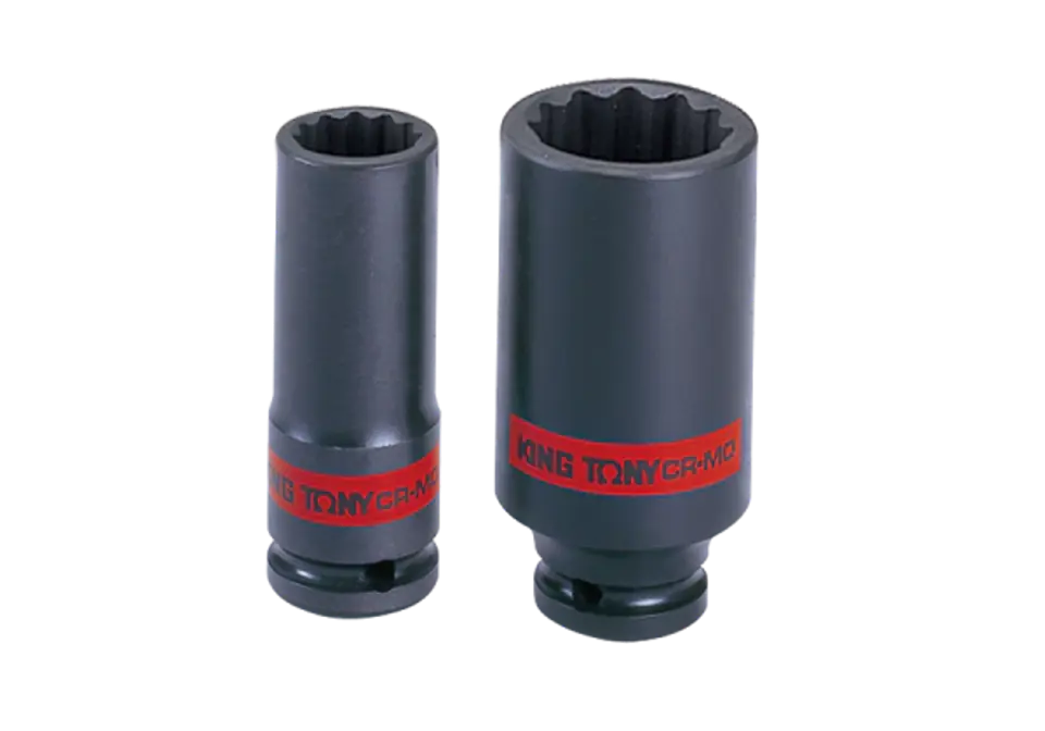 ⁨NASADKA DŁUGA UDAROWA 1/2" 1-1/4" x 80mm, 12-kąt King Tony⁩ w sklepie Wasserman.eu