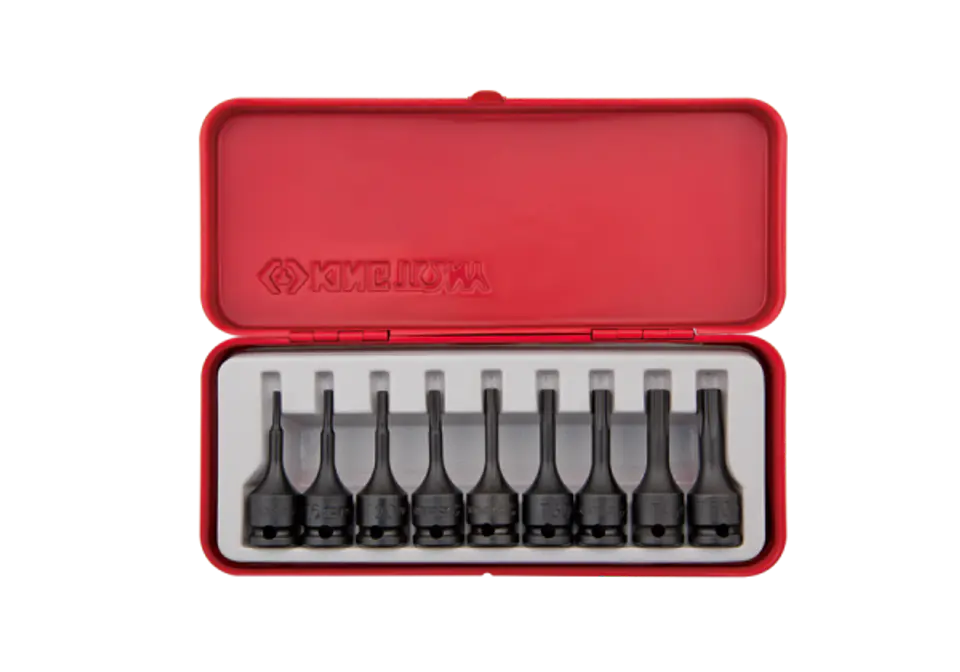 ZESTAW NASADEK UDAROWYCH 3/8" Z KOŃCÓWKĄ TORX 9cz. T10 - T50, KASETA King Tony w sklepie Wasserman.eu