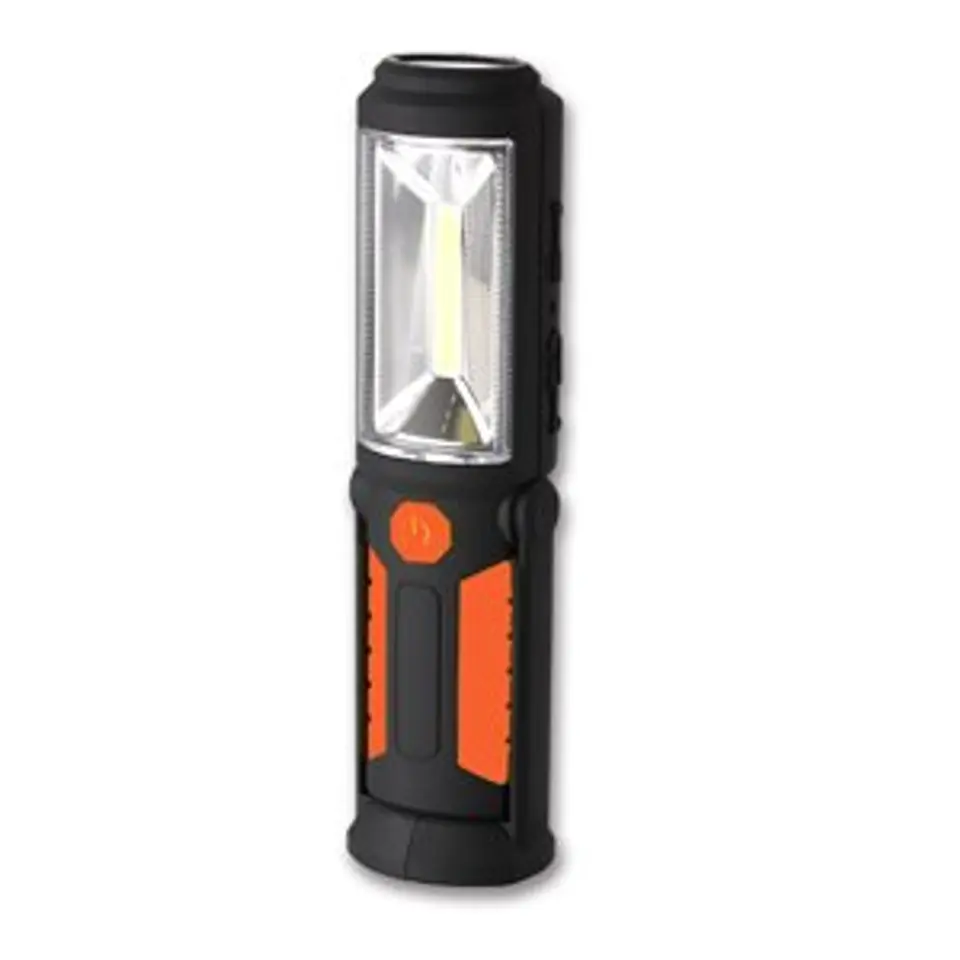LATARKA COB LED+ 5LED + ŁADOWARKA SIECIOWA w sklepie Wasserman.eu