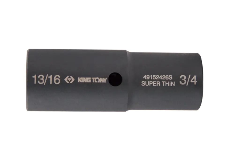 ⁨NASADKA UDAROWA DWUSTRONNA 1/2" 3/4" / 13/16" x 77mm, 6-kąt King Tony⁩ w sklepie Wasserman.eu