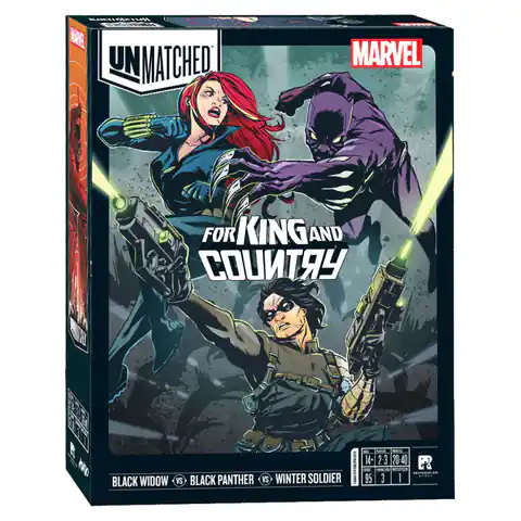 ⁨GRA UNMATCHED MARVEL: FOR KING AND COUNTRY (ENG) - OGRY GAMES⁩ w sklepie Wasserman.eu