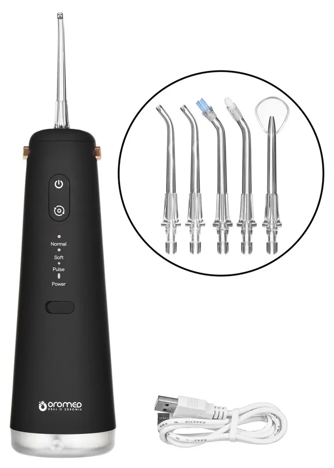 Inteligentny irygator ORO-DENTAL BLACK Oromed w sklepie Wasserman.eu