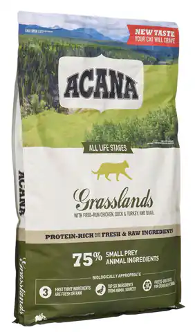 ⁨ACANA Grasslands Cat - sucha karma dla kota - 4,5kg⁩ w sklepie Wasserman.eu